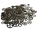 Aokbean 150 Gram Assorted Vintage Mixed Color Metal Gears Steampunk Jewelry Making Resin Charms Cog Watch Wheel (Gunblack)