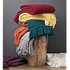 Chanasya-Textured-Knitted-Super-Soft-Throw-Blanket-with-Tassels-Warm-Cozy-Lightweight-Fluffy-Woven-Blanket-for-Bed-Sofa-Chair-Couch-Cover-Living-Bed-Room-Acrylic-Throw-Blanket-50x65-Inches-Teal Chanasya Textured Knitted Super Soft Throw Blanket with Tassels Warm Cozy Lightweight Fluffy Woven Blanket for Bed Sofa…