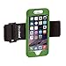 TuneBand for iPhone 6 and iPhone 6S, Premium Sports Armband with Two Straps and Two Screen Protectors, Green