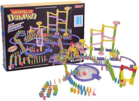Amazon ドミノ おもちゃ 幼児 285ピース カラフル 知育玩具 ピタゴラスイッチ 仕掛け 集中力 創造力 男女 6歳以上 お誕生日プレゼント ドミノ おもちゃ