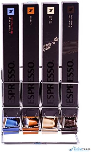 Nespresso Capsule Holder Stand Rack | Stores 40 Nespresso Pods KRUPS | Unbeatable Quality Guaranteed Babavoom® N4