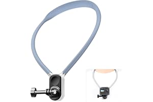Magnetic Neck Mount Holder, Vlog Action Camera Accessories Compatible with Insta360 X5 GoPro Hero 13/12/11/10/ 9 /DJI Osmo Ac