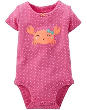 Baby Girls' Applique Bodysuit (Baby) - Crab