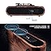 Record Player, VOKSUN Vintage Turntable 3-Speed Bluetooth Vinyl Player LP Record Player with Built-in Stereo Speaker, AM/FM Function,and Aux-in & RCA Output, Natural Woodthumb 2