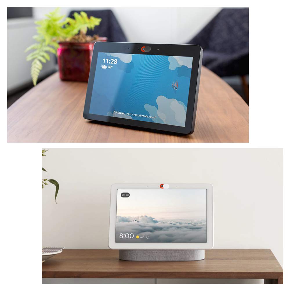 KIWI design Webcam Cover 6 Pack, 0.03 inch Ultra-Thin Laptop Camera Cover Slide for Computer Tablet Phone MacBook Mini/Air Pro iPhone iMac Echo Show Spot iPad Video Camera Desktop (2 White+4 Black)