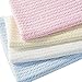 HomeLabels Baby Care 100% Cotton Swaddle Blanket - Waffle Weave Thermal Receiving Blankets - (30