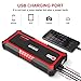GOOLOO 1500A Peak SuperSafe Car Jump Starter Quick Charge 3.0 Auto Battery Booster Power Pack, Power Delivery 15W USB Type-C In and Out Portable Phone Charger, Built-in LED Light and Smart Protect