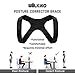 WALKIKO Posture Corrector Upper Back Brace, Clavicle and Shoulder Alignment Support, Adjustable for Men Women and Kids Comfortable Medical Correction, 24