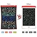 KURATU LCD Writing Tablet 8.5 inch Electronic Colorful Lines Drawing Pad for Kids Portable Reusable E-Writer Elder Message Board Digital Handwriting Pad Doodle Board for School Fridge or Office (Red)