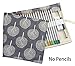 Hz.Codelo Canvas Pencil Wrap Roll up Case Hold for 72 Colored Pencils, Travel Carrying Organizer Holder,Great for Kids Adult Coloring Book - ArtTrees(NO PENCILS included)