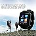 Yuntab Mobile U8 Watch SmartWatch Bluetooth 3.0 Silicone Wristband for Apple iOS smartphone iphone 4 / 4S / 5 / 5C / 5S / 6 Android Samsung S2 / S3 / S4 / Note 2/3 Note HTC Nokia (Black)