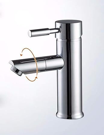 WCY Eitelkeitwanne Stahl-Hahn-Messinghahn Kupfer-Bassin-Hahn-Badezimmer