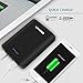 Shinngo Portable Charger, 10000mAh 3.4A Output Ultra Compact High Capacity Power Bank Dual USB Ports High-Speed Charger Battery Pack with Flashlight for iPhone, Samsung Galaxy and More (Black)
