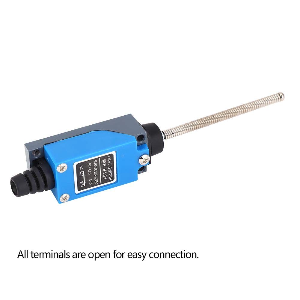 ME-9101 Limit Switch, Adjustable Roller Lever Micro Switch 250V AC/115V DC 50-60Hz 17.3x2.7x2.4cm - Image 5