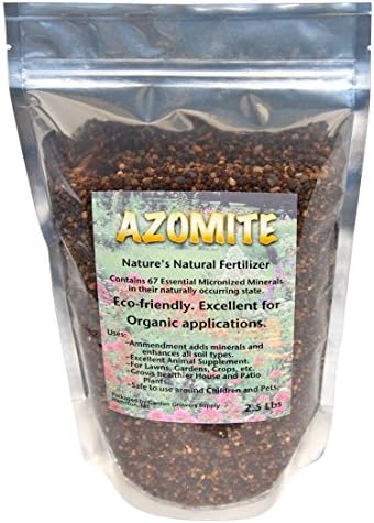 Azomite - Organic Fertilizer Booster, Soil Amendment, Animal Supplement Containing Over 67 Trace Minerals. 3 lbs.