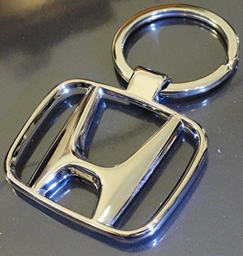 Chronowares Watches Honda Chrome Plated Steel Car Logo Key Chain