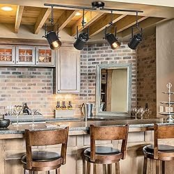 LALUZ Track Kit Semi Flush Mount Close to Ceiling
