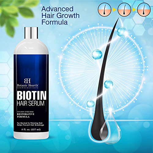 Botanic-Hearth-Biotin-Hair-Growth-Serum-Restorative-Enriched-with-Biotin-Pro-Vitamin-B5-to-Help-Hair-Nourish-Strengthen-Promotes-Thicker-Healthy-Looking-Hair-for-Men-Women-8-fl-oz
