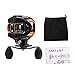 Cisno 11BB 6.3:1 10+1BB Ball Bearings Right Hand Bait Casting Fishing Reel Bait Casting Reels (Black)