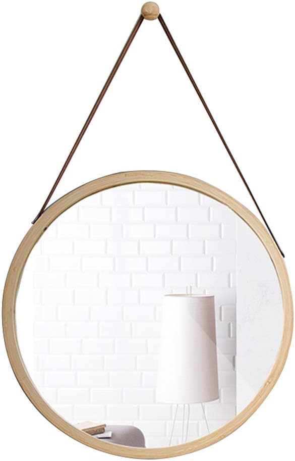 LXZSP Hängender Spiegel Holzrahmen Wohnzimmer Flur