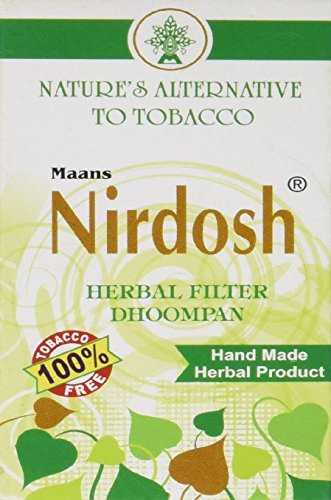 Nirdosh Tobacco & Nicotine FREE Herbal Cigarettes - Pack of 2