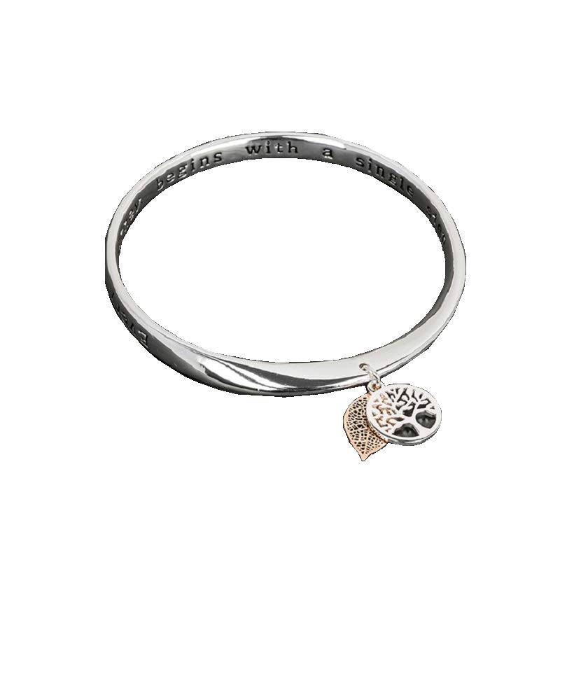 Equilibrium 2 Tone Tree of Life Bangle Journey