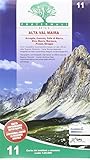 Carta n. 11. Alta valle Varaita, alta valle Maira. Carta dei sentieri e stradale 1:25.000 by 