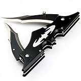 Icetek Sports Batman Dual Blade Knife, Black, 11.5