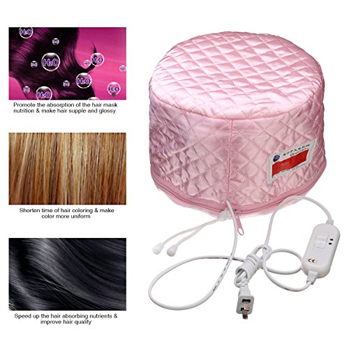 LUCKYFINE Hair Thermal Steamer Treatment SPA Cap Nourishing Care Hat New Beauty Steamer Nourishing Hat 23 x 17cm