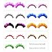 SHANY Eyelash extend - set of 10 assorted reusable eyelashes - Color Frenzy MULTI-COLORED