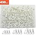 Yosawa 430 Pieces Closed End Crimp Cap Terminal Connectors，Nylon Power-Cable Wire Connector 22-16 16-14 12-10 Gauge Kit (NLM)
