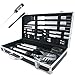 Teikis 19-Piece Grilling Accessories BBQ Tool Set Stainless Steel Storage Case + Thermometer