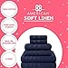 Premium, Luxury Hotel & Spa Quality, 6 Piece Kitchen and Bathroom Turkish Towel Set, Cotton for Maximum Softness and Absorbency by American Soft Linen, [Worth $72.95] (Navy Blue)