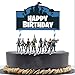 Gaming Party Supplies Set,16 Latex Party Balloons /3 Foil Balloons/1 birthday cake flag/2 banners pull flag,Video Game Cake Topper for Gaming Birthday Party Decorations