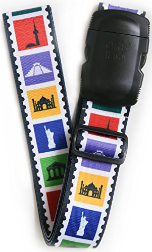 designer luggage strap