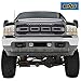 EAG Replacement Super Duty ABS Grille - Charcoal Gray - With Amber LED Lights for 1999-2004 Ford F-250 F-350 Super Duty