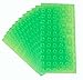 Premium Big Briks Clear Light Green Baseplate Tower Construction Set - 96 Pack Bundle - Compatible with All Major Large Size Brands – Large Pegs Only
