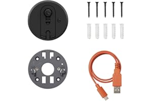 Spare Parts Kit for Outdoor Cam Plus (Battery), Black