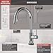 Delta Trinsic Chrome Touch Kitchen Faucet with Pull Down Sprayer, Modern Single Hole Touch On Kitchen Sink Faucet, Single Handle, Chrome 9159T-DST