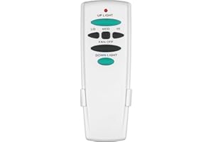FEKOTS Universal Ceiling Fan Remote Control with Up and Down Light Replacement for Hampton Bay Harbor Breeze Hunter 3-Speed Dimmer UC7078T L3H2010FANHD Fan-HD Fan-HD6 (Remote Only)