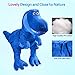 Marsjoy Blue Small Stuffed Dinosaur Plush Toy, Plush Dinosaur Stuffed Animal, Tyrannosaurus Rex Dinosaur Toy for Baby Girl Boy Kids Birthday Gifts, 11×5×13.9 inch