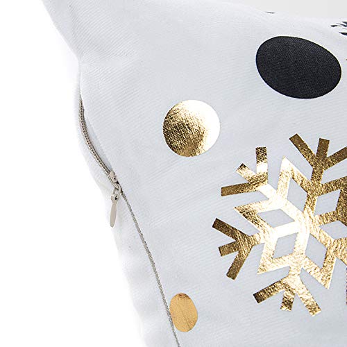 XUELIEE 3 pcs Merry Christmas Pillow Case Christmas Tree Xmas Pillow Cover 18 x 18\