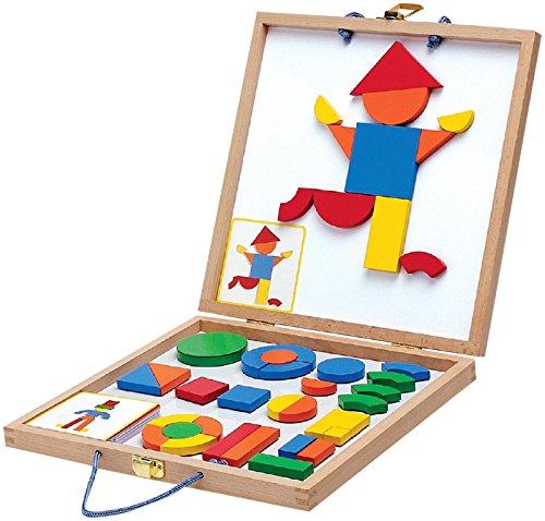 Djeco DJ03130 Wooden Magnetic- Geoform Novelty