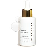 FullyVital Enhance Hair Growth Serum - Science Backed Hair Serum For Thicker, Fuller Looking Hair - Vegan and Lightweight - 1.7 FL OZ 1 Bottle