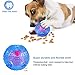 Dog Toys - Interactive IQ Treat Ball Food Dispensing Toys for Small Medium Large Dogs - Durable Nontoxic Rubber and Bouncy, Cleans Teeth