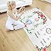 Deralaon Baby Monthly Milestone Blanket, Double Warm Flannel Super Soft Growth Number Photo Photography Props 52x40in Background with Vibrant Flower for Unisex Newborn Boy and Girl (Flower)