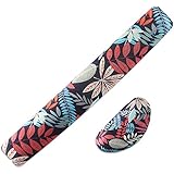 LIZIMANDU Memory Foam Non Slip Keyboard Wrist Rest Pad and Mouse Wrist Rest Support - Durable &amp; Comfortable &amp; Lightweight For Easy Typing &amp; Pain Relief(Maple Black)