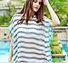 Wander Agio Womens Cover up Bohemia Swimsuit Beach Bikini Coverups Stripe