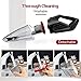 Handheld Vacuum,GOOVI Hand Vacuum Cordless with Rechargeable Quick Charge, Lightweight Hand Vac Portable Hand Held Vacuum Cordless for Home, Kitchen, Car Cleaning