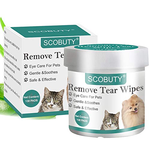 37.B5.28.SCOBUTY Pet Eye Wipes,Pet Tear Wipes,Pet Wipes,Eye Tear Stain
